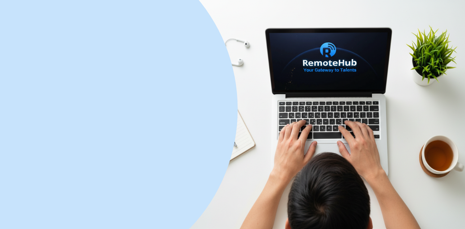 RemoteHub company landing banner